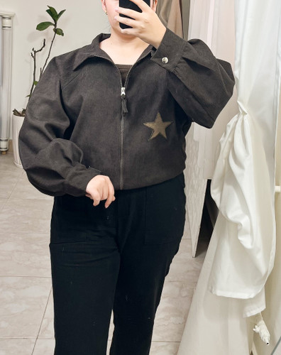 بامبر جکت زنانه مدل star