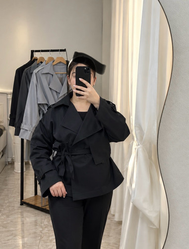 ترنچ کت آستردار زنانه مدل zara